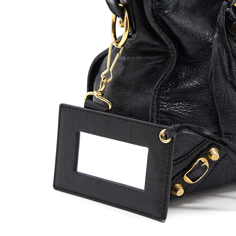 Luxar595 elegant leather Handbag top view