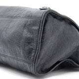 Balenciaga designer handbag leather closeup detail