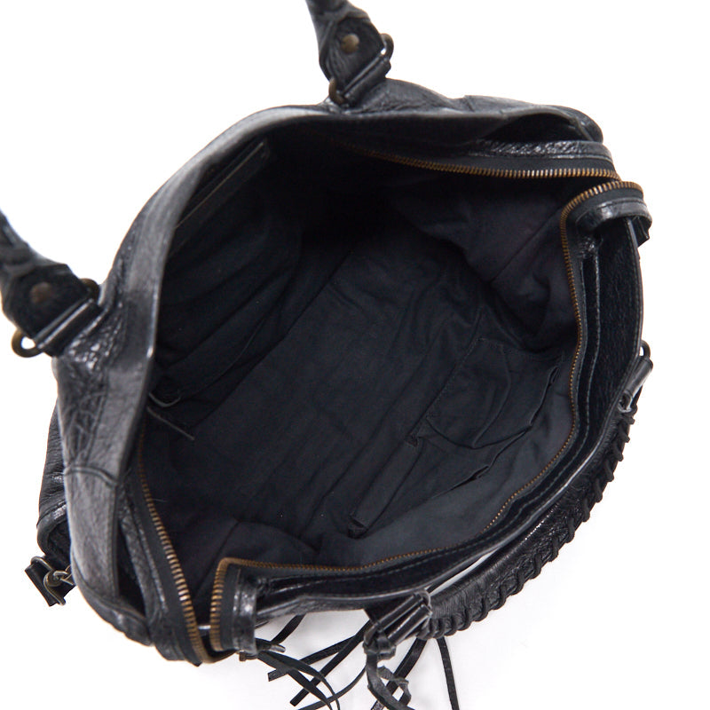 Luxar719 elegant leather Handbag top view