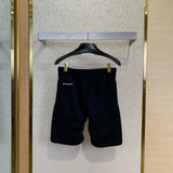 Bellvora Chrome Shorts detail shot – designer craftsmanship and quality