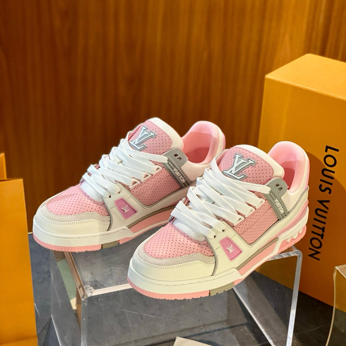 Louis Vuitton Shoes? Louis Vuitton Lou Trainers Premium Designer Casual Shoes