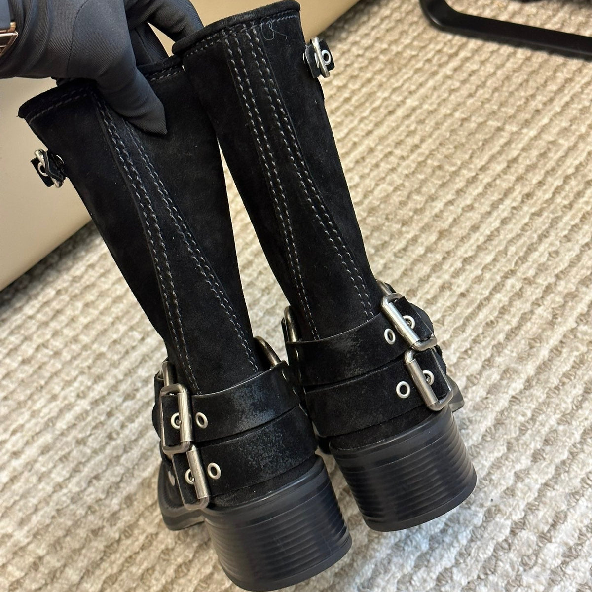Shoes? Miu M Boots Luxury Lifestyle Designer Footwear