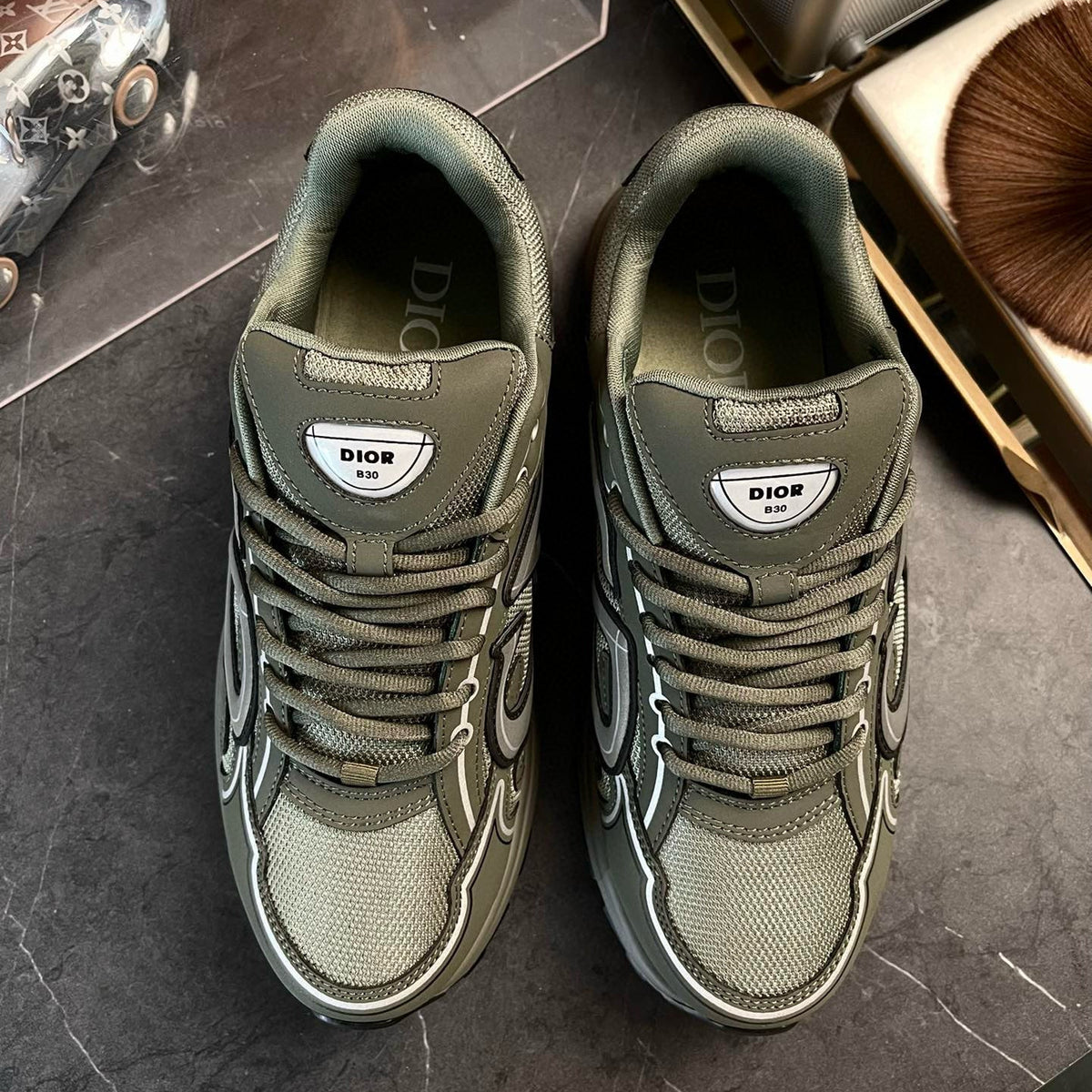 Christian Dior B30 Sneakers Nd detail shot – authentic designer craftsmanship