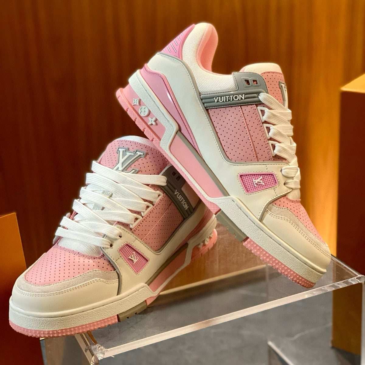 Louis Vuitton Shoes? Louis Vuitton Lou Trainers Premium Designer Casual Shoes