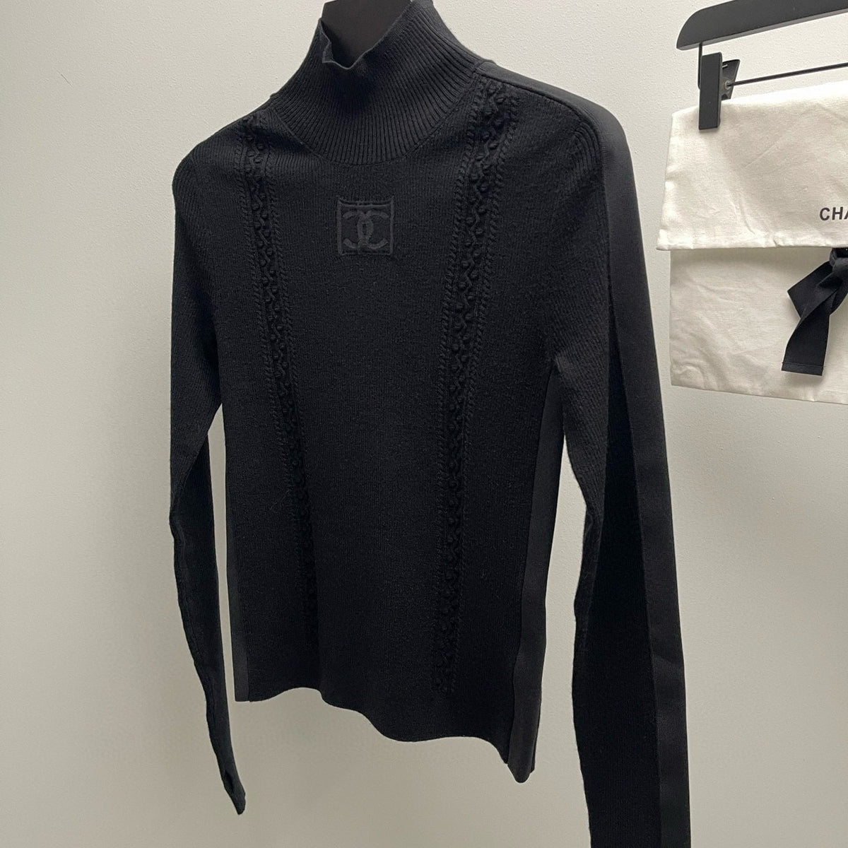 Front view of Chanel Turtleneck premium piece