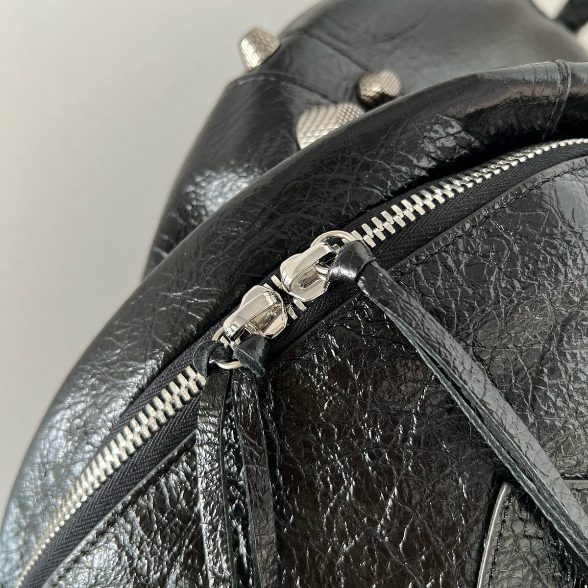 Balenciaga Le Cagole Backpack detail shot – authentic designer craftsmanship