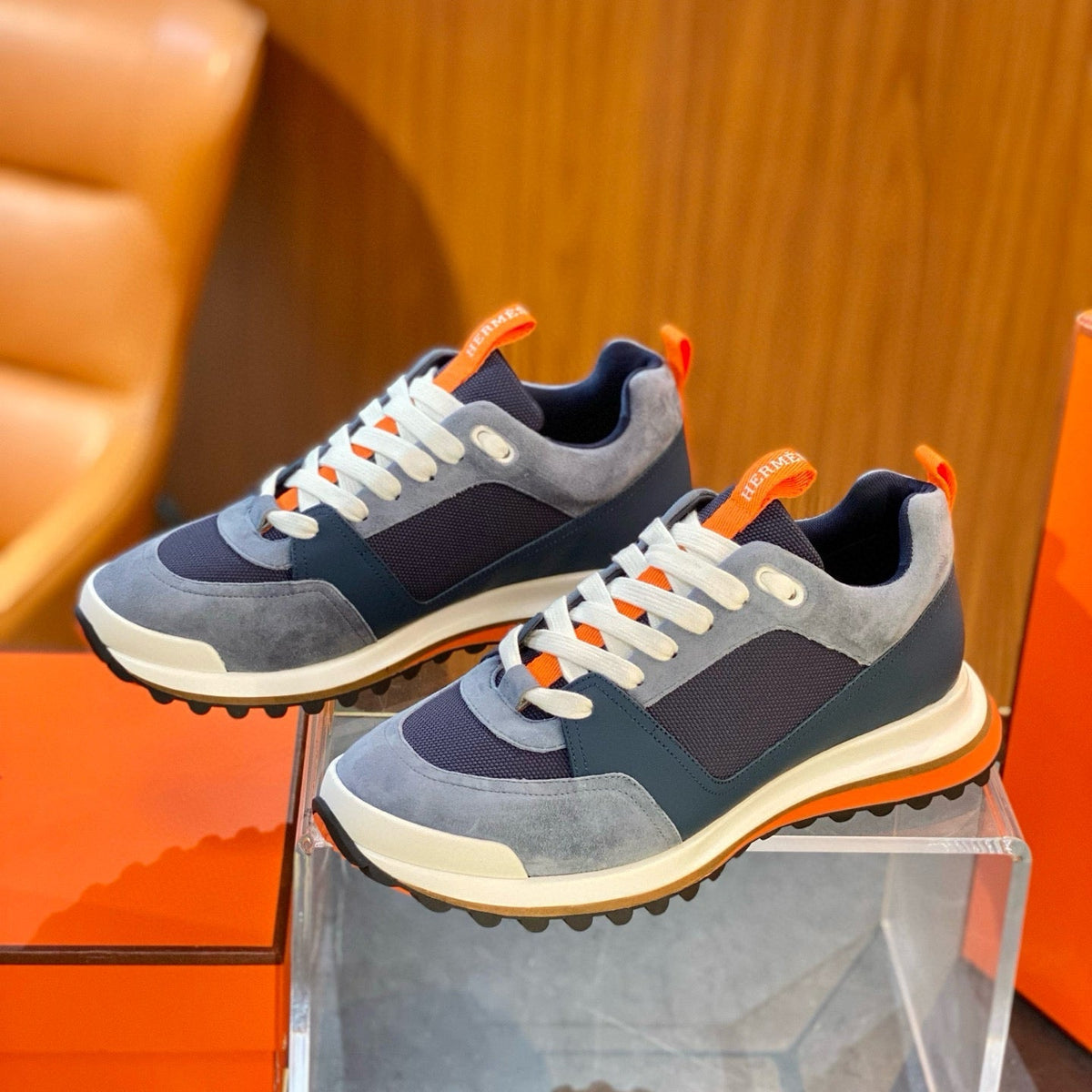 Shoes? Herm Leader Sneakers Premium Designer Casual Shoes