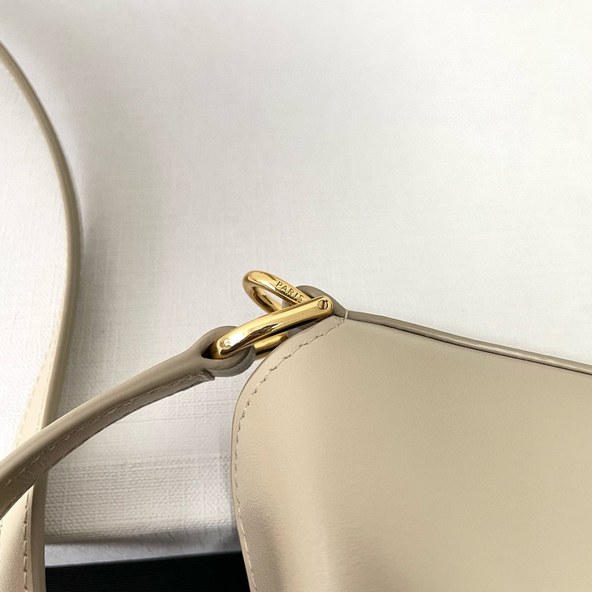 Celine Mini Bucket Louise Bag detail shot – designer craftsmanship and quality