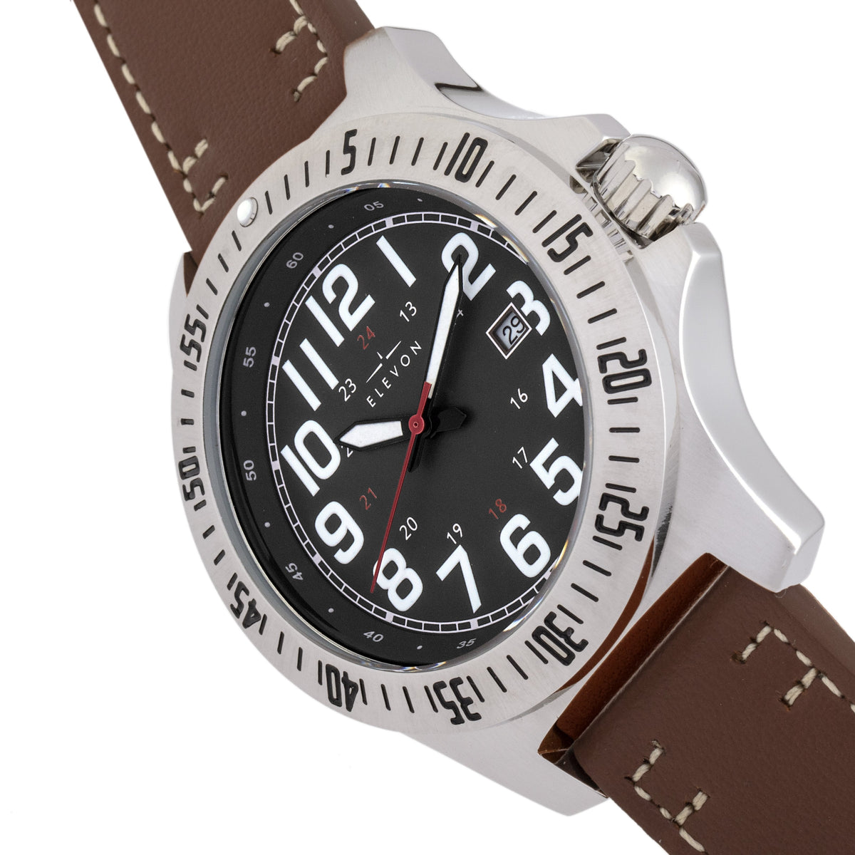 Side view of Elevon unisex watch