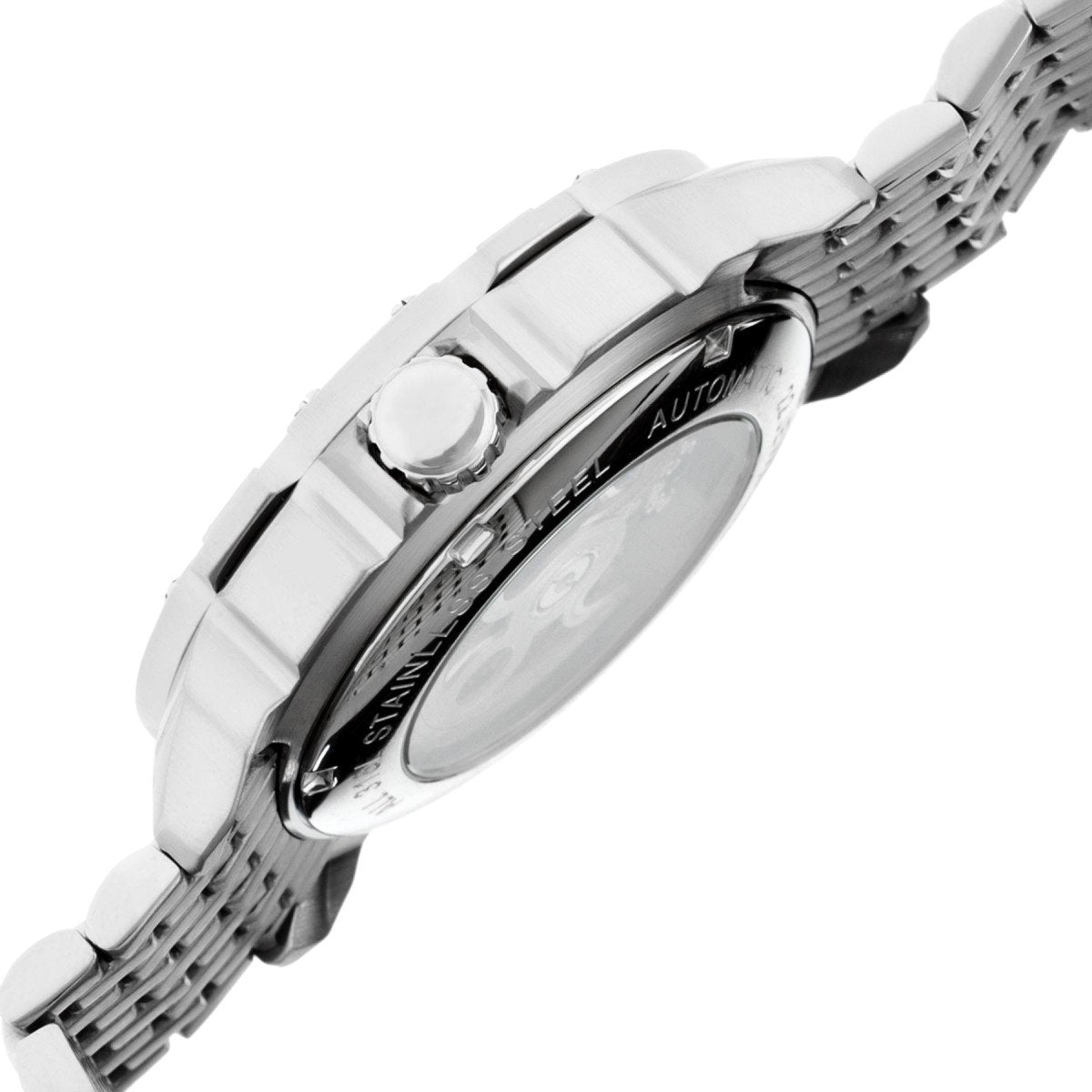 Close-up detail view of Heritor Automatic Conrad men's watch
