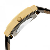 Side view of Heritor Automatic Frederick unisex gold watch
