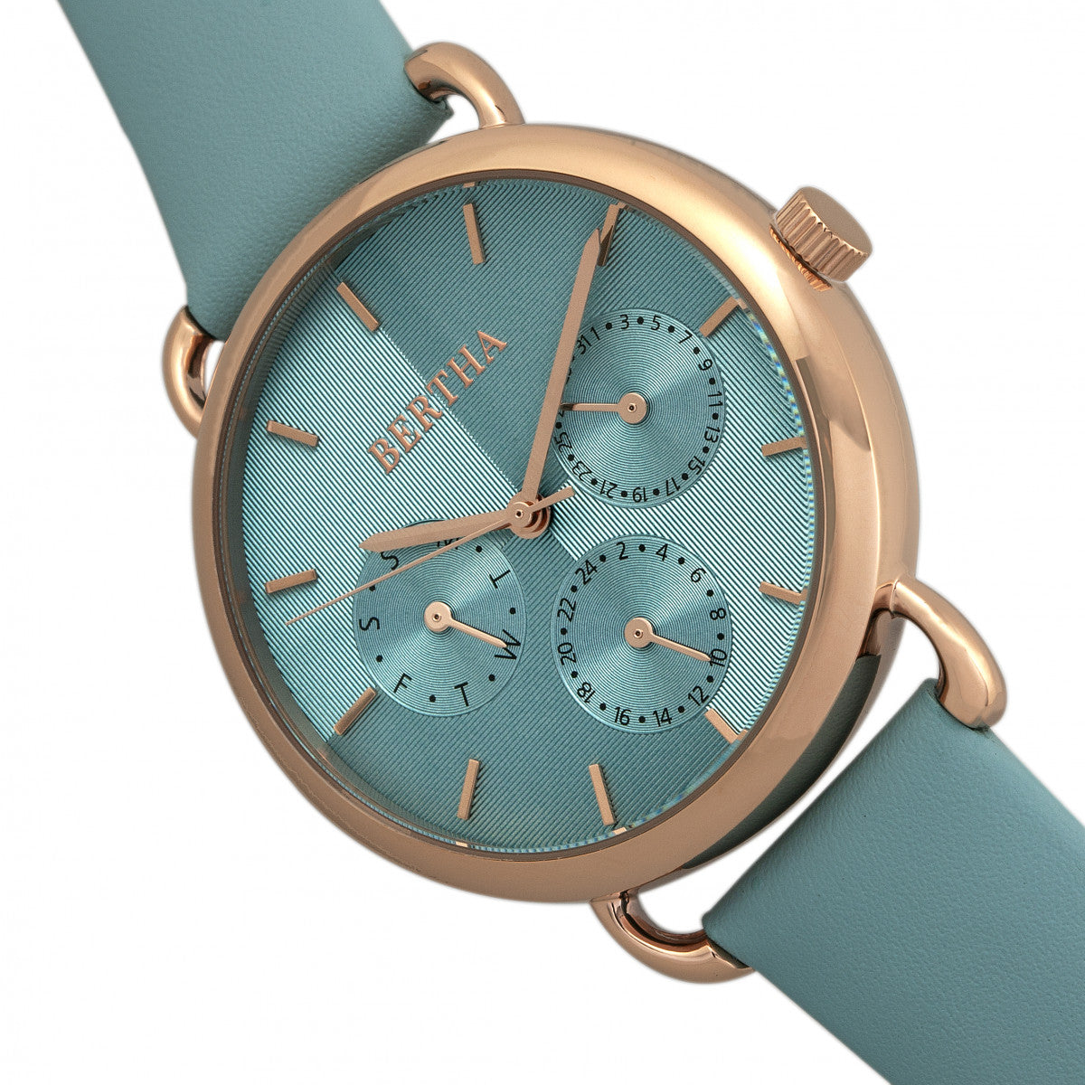 Side view of Bertha unisex watch