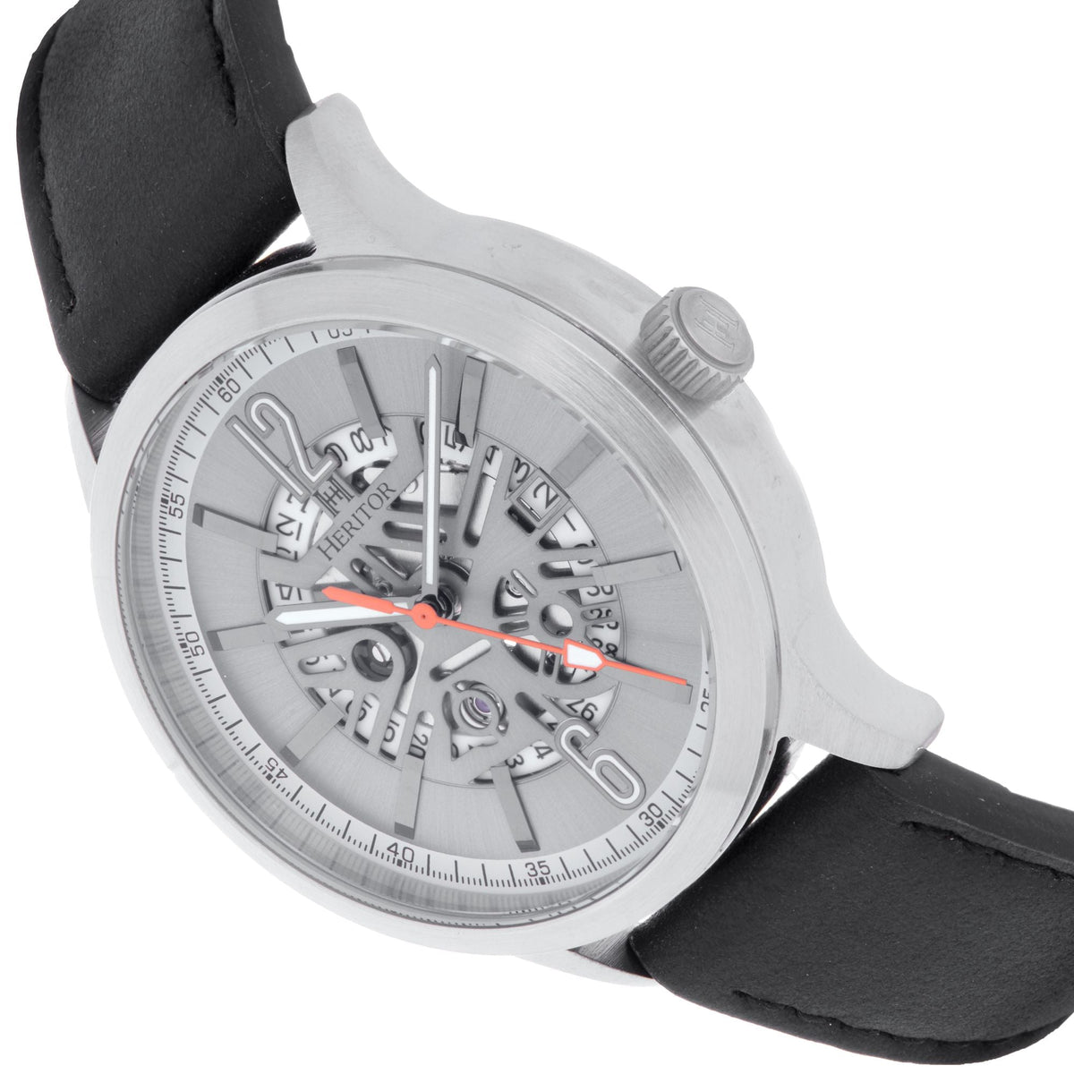 Front view of Heritor Automatic Dayne unisex watch