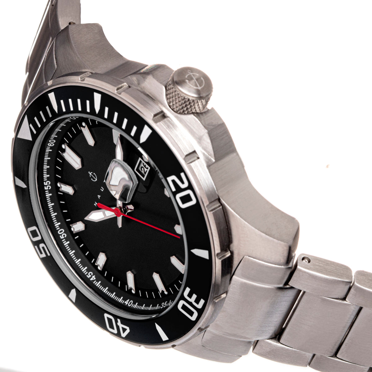 Angled view of Nautis Admiralty Pro unisex bracelet
