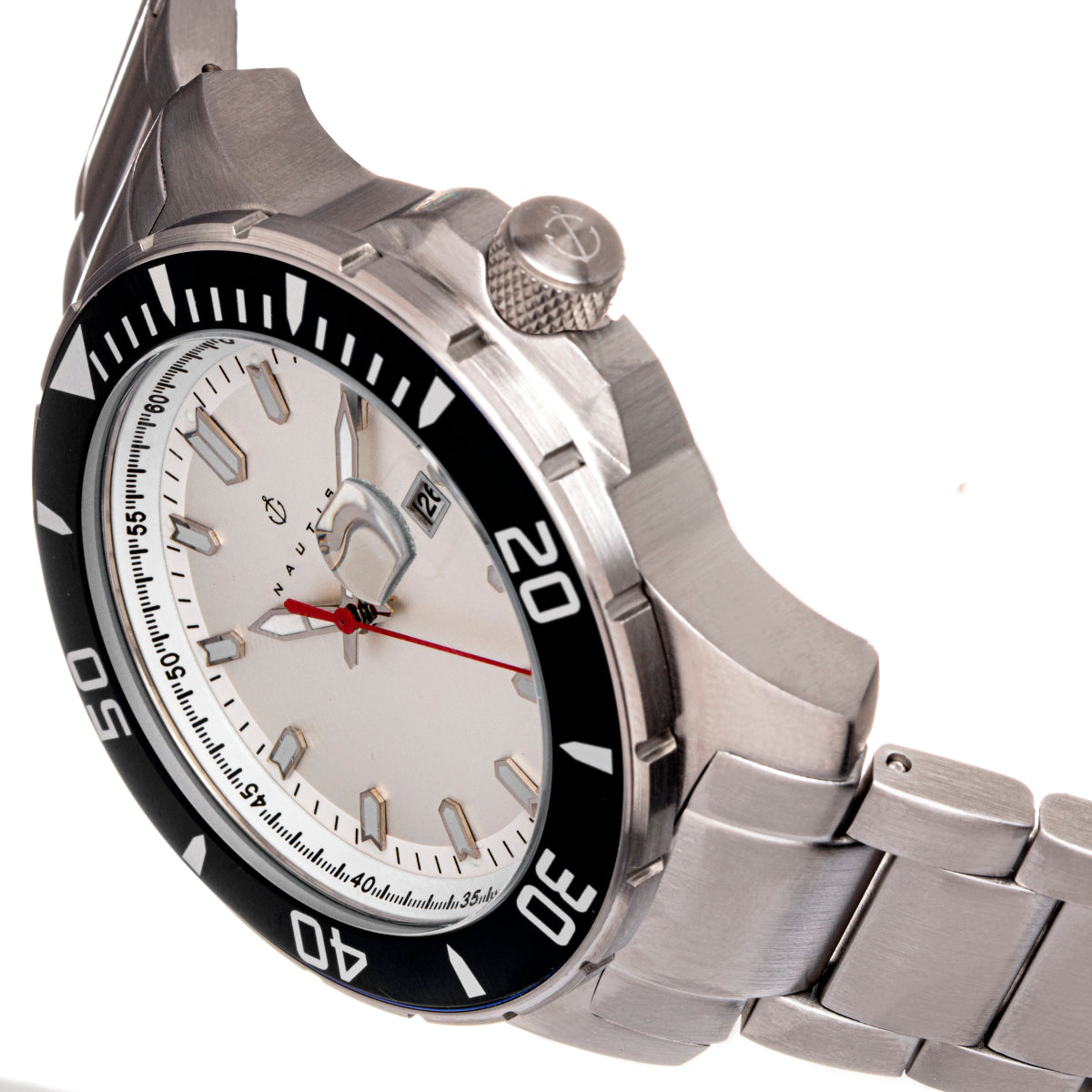 Side view of Nautis Admiralty Pro unisex bracelet