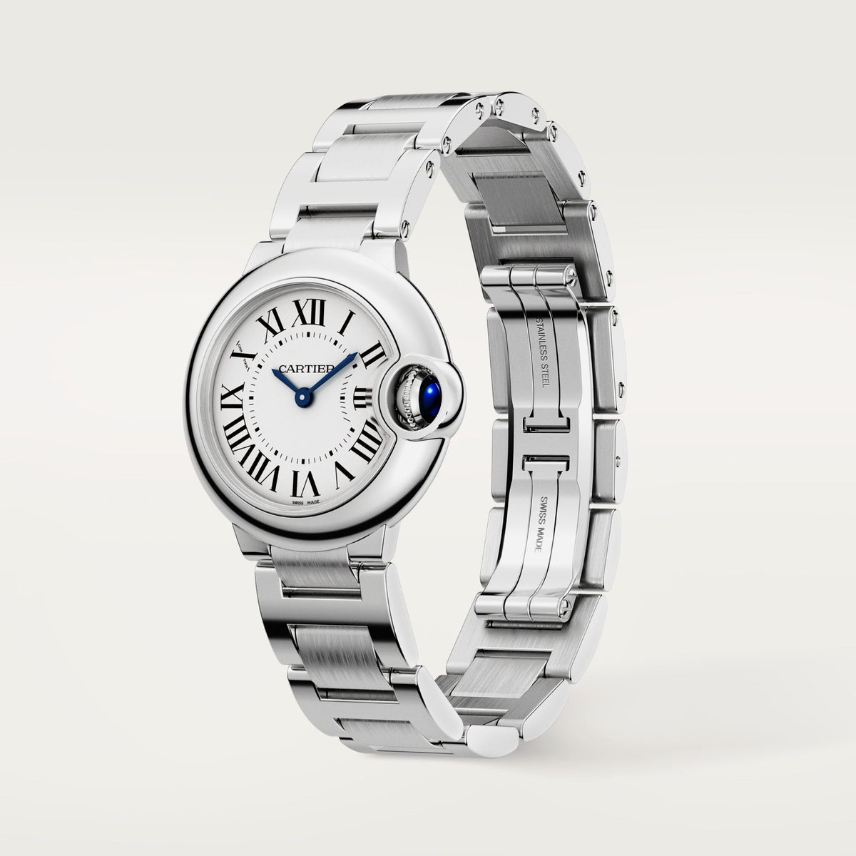 Side view of Cartier unisex watch