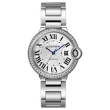 Angled view of Cartier unisex watch