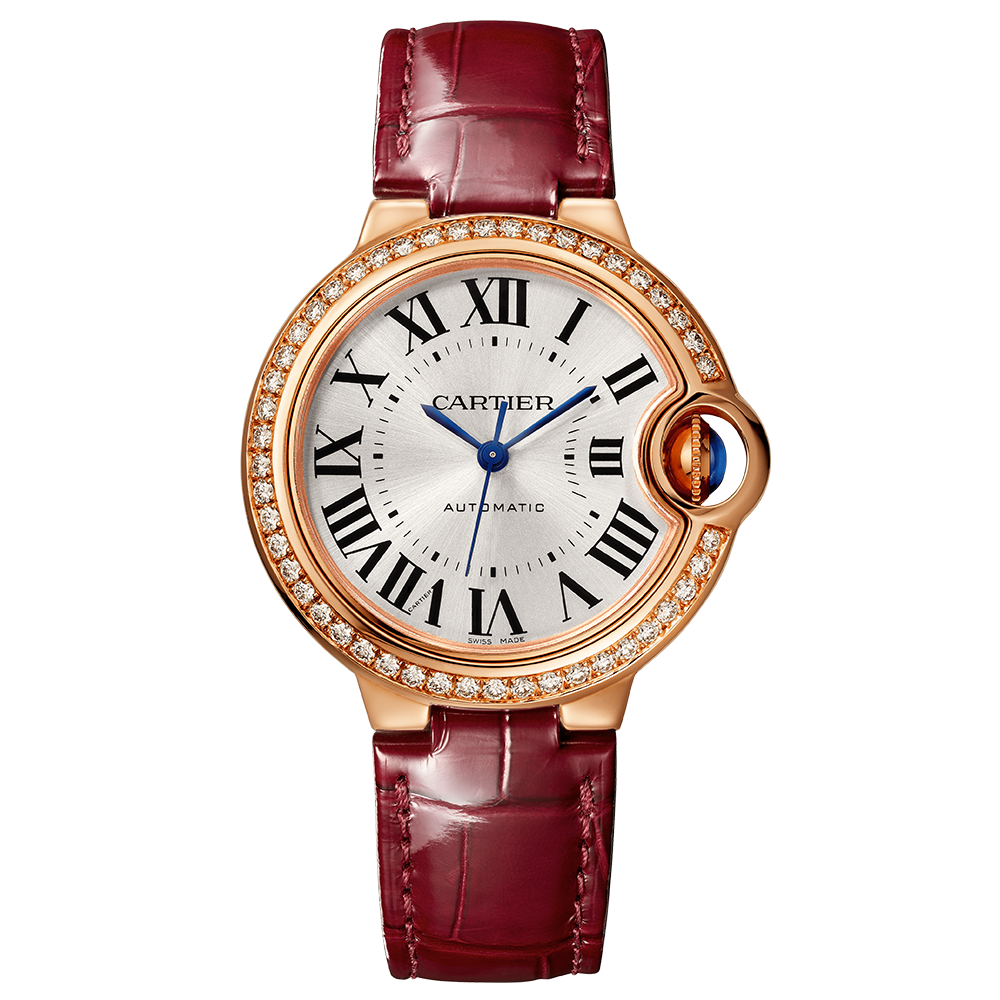 Lifestyle view of Cartier unisex rose gold watch