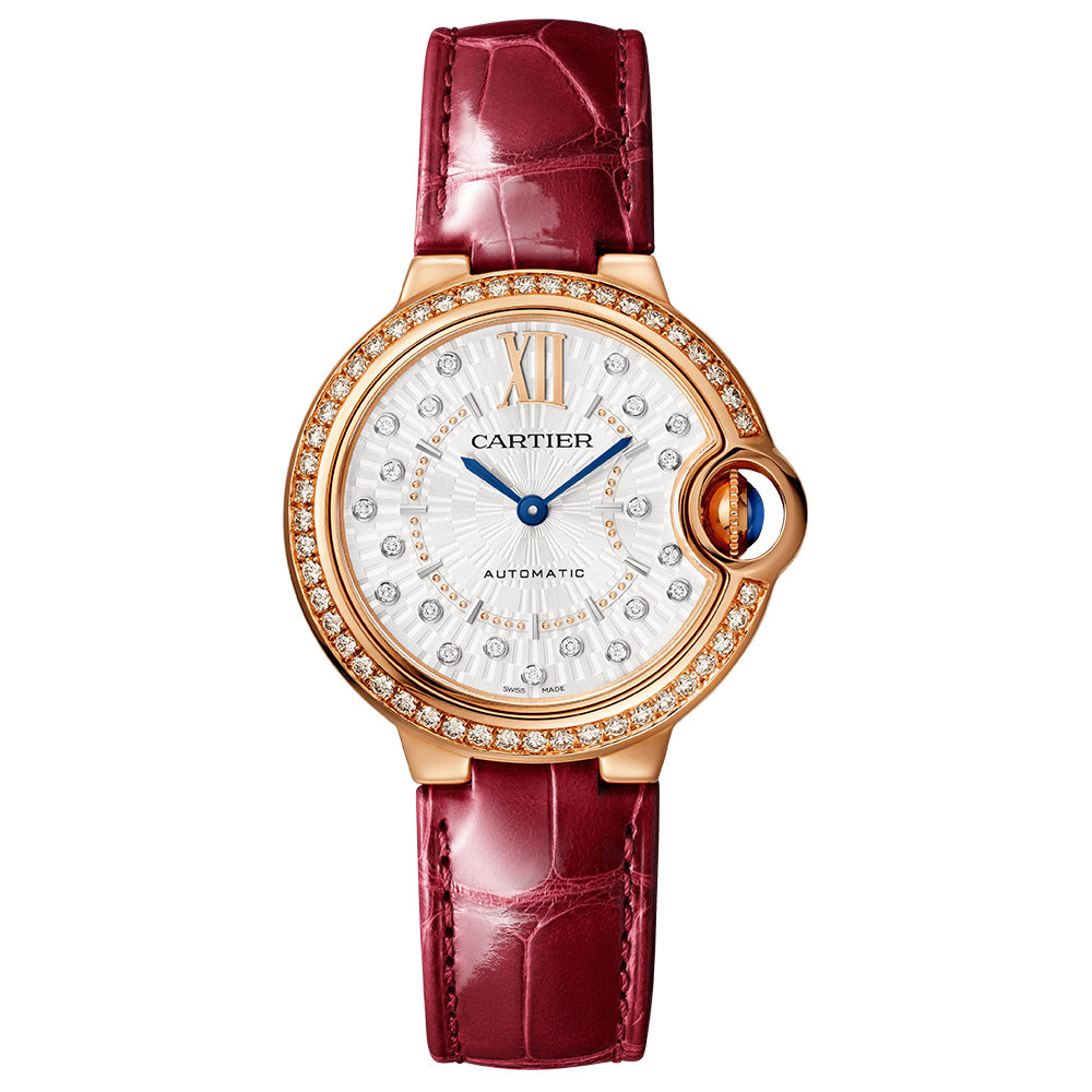 Lifestyle view of Cartier unisex rose gold watch