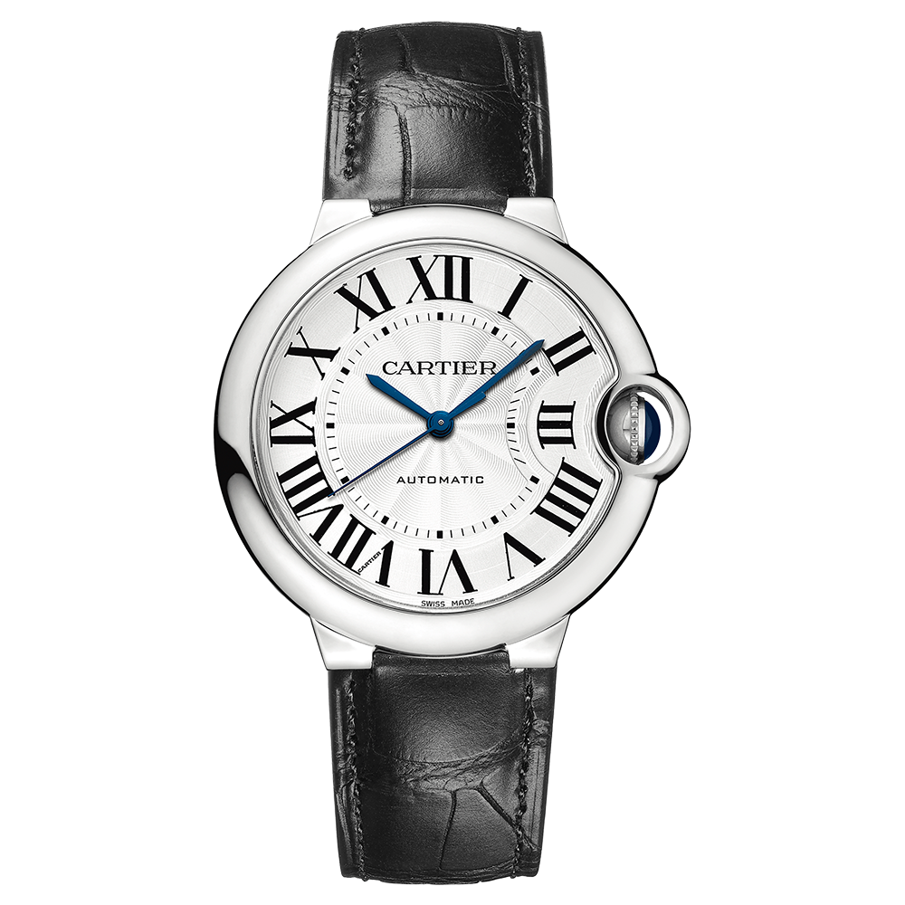 Angled view of Cartier unisex watch