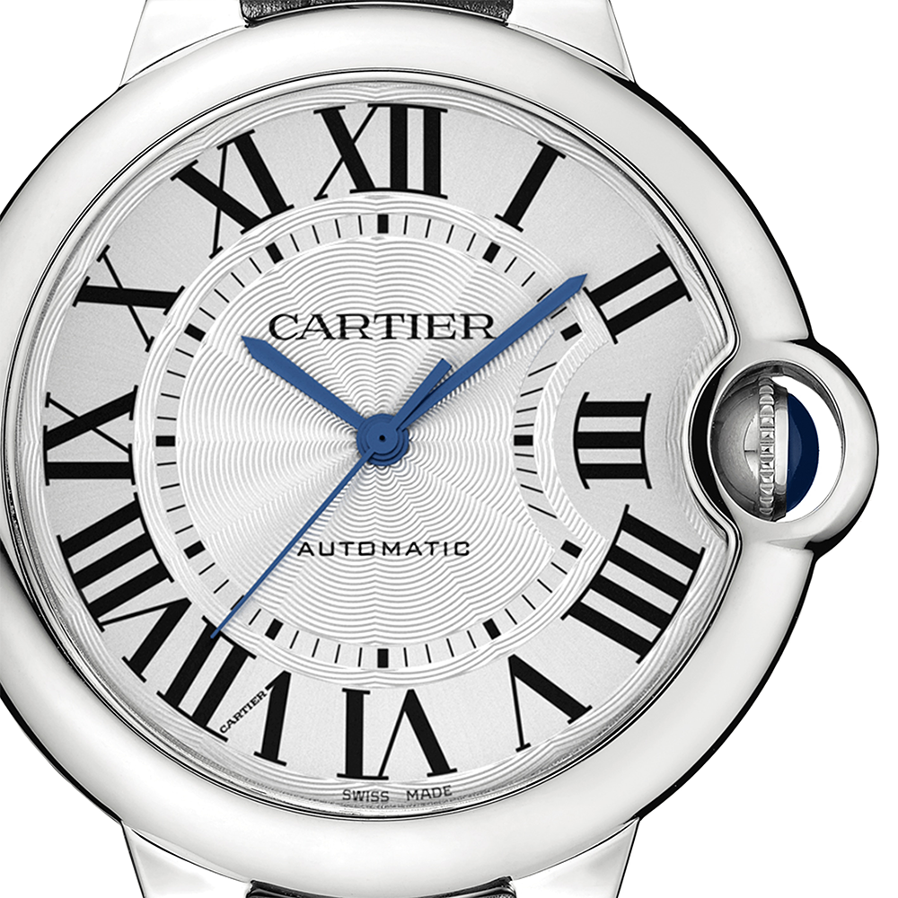Front view of Cartier unisex watch