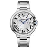 Close-up detail view of Cartier unisex watch