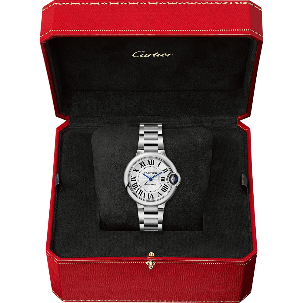 Front view of Cartier unisex watch