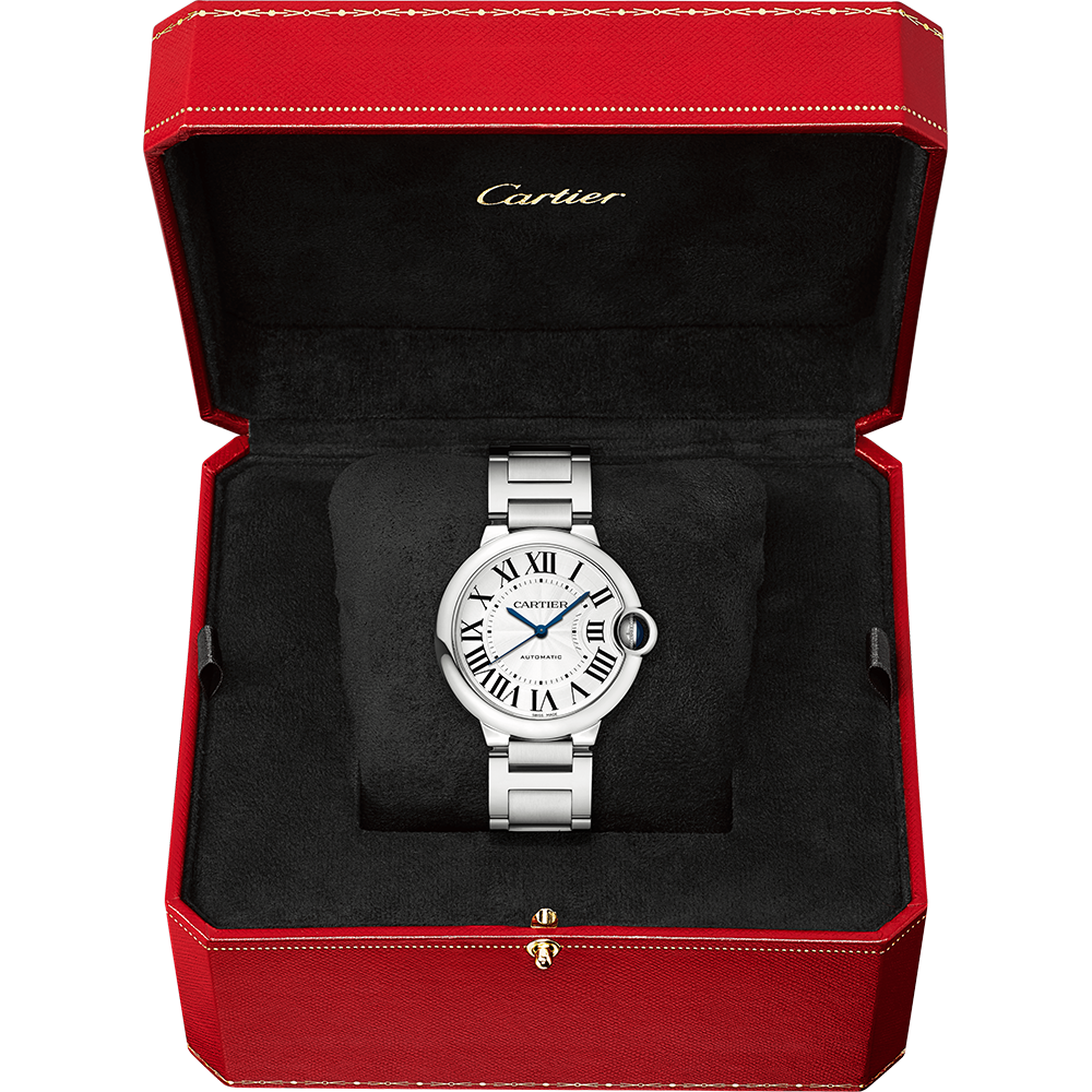 Front view of Cartier unisex watch