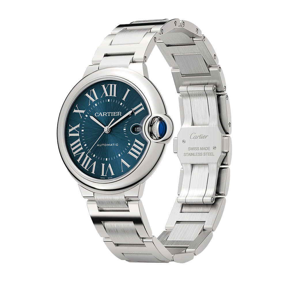 Front view of Cartier unisex watch