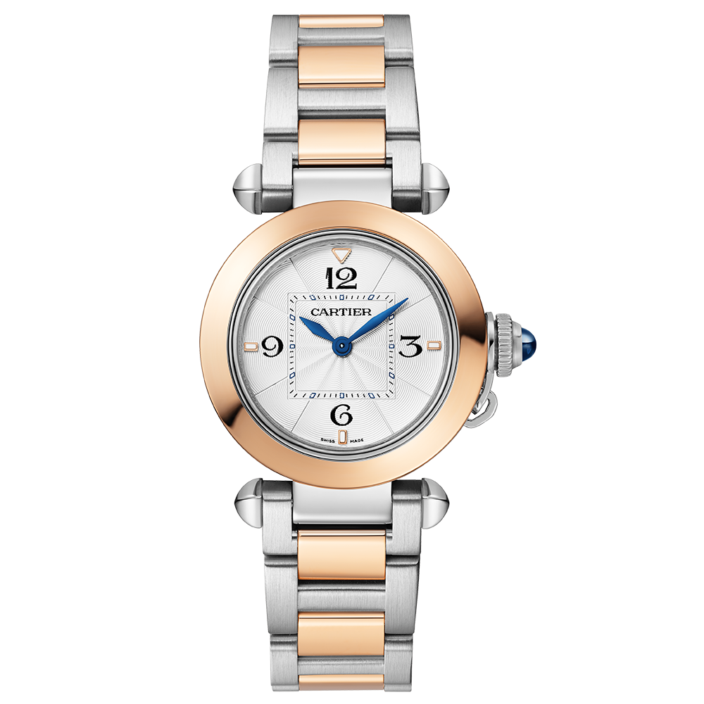 Lifestyle view of Cartier unisex rose gold watch