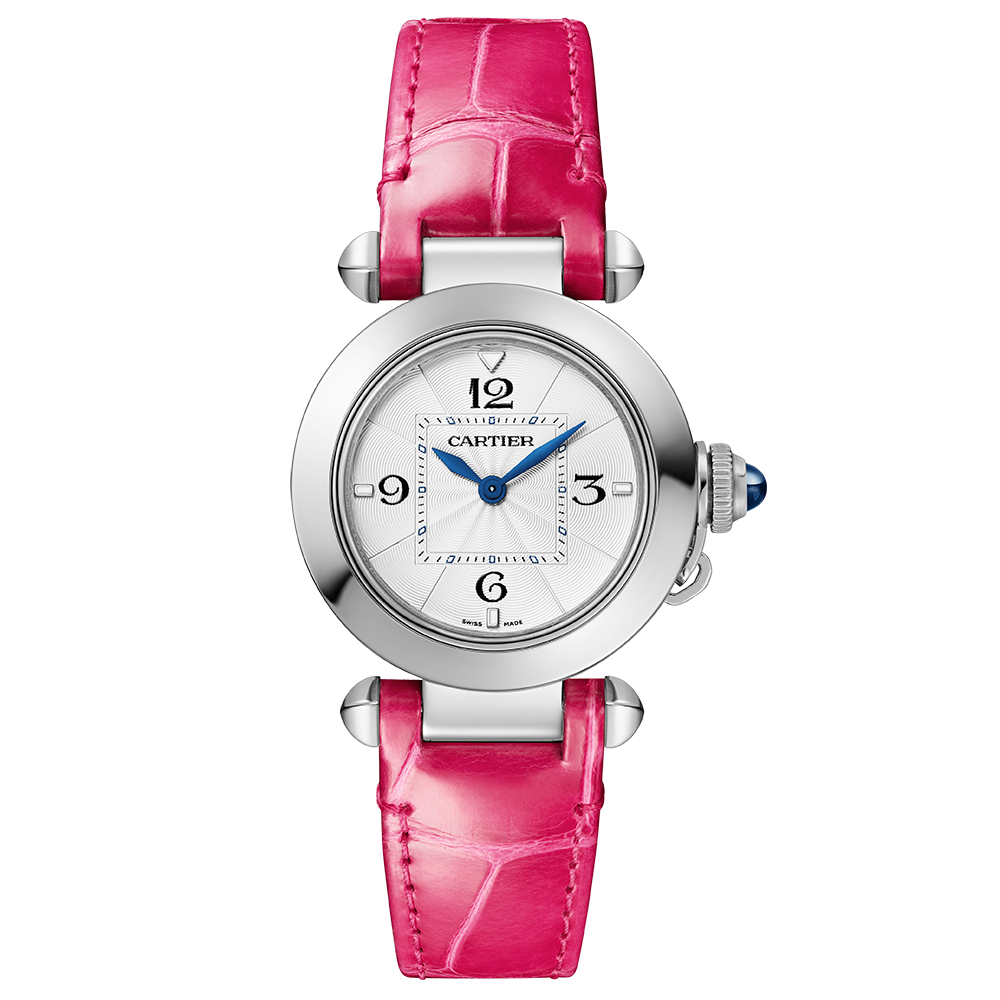 Front view of Cartier unisex watch