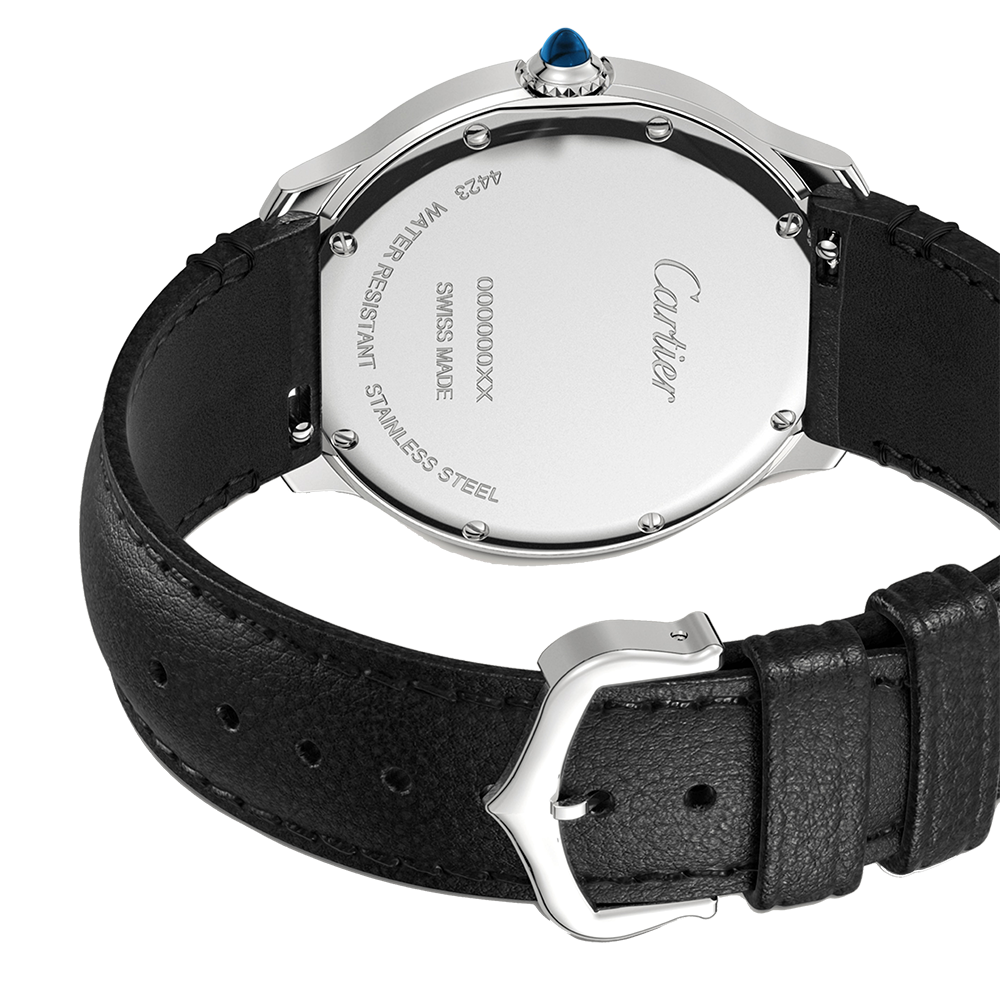 Side view of Ronde Must Steel unisex watch