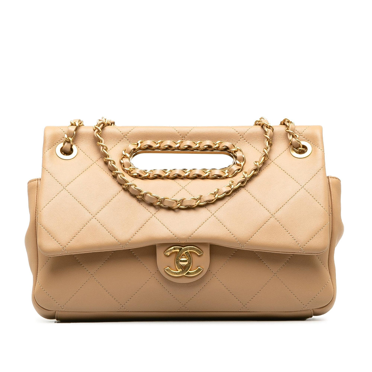 Chanel Bags Chanel A Real Catch Lambskin Satchel (-mZDJD0) Premium Designer Shoulder Bag