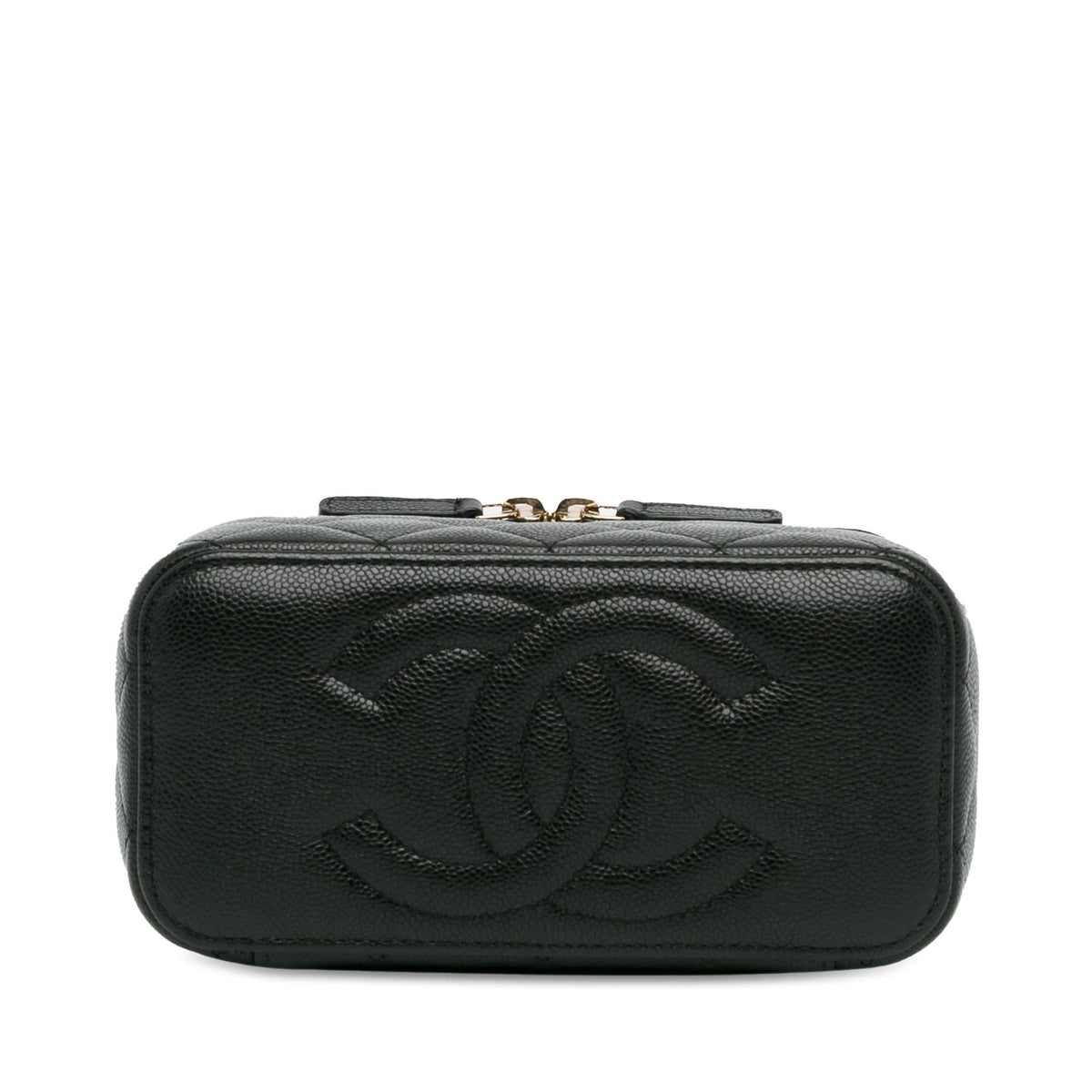Chanel Bags Chanel Caviar Leather Vanity Bag (-iQhxBP) Elegant Everyday Designer Handbag