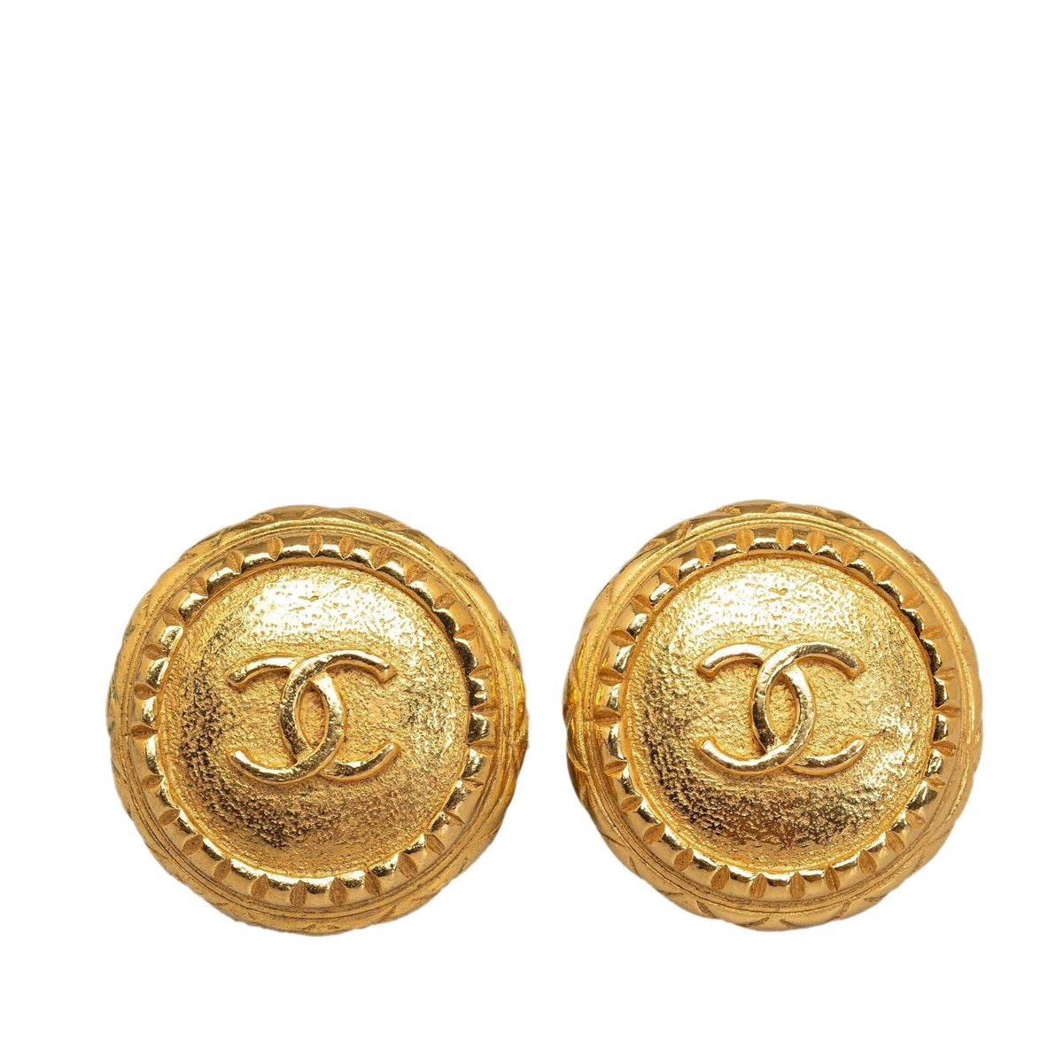 Chanel Jewellery? Chanel Clip On Earrings (-De421q) Luxury Designer Statement Jewellery