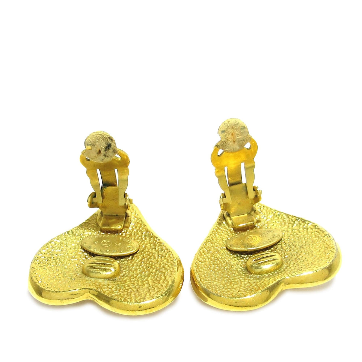 Chanel Jewellery? Chanel Heart Clip On Earrings (-ZRQvwJ) Elegant Everyday Fine Jewellery