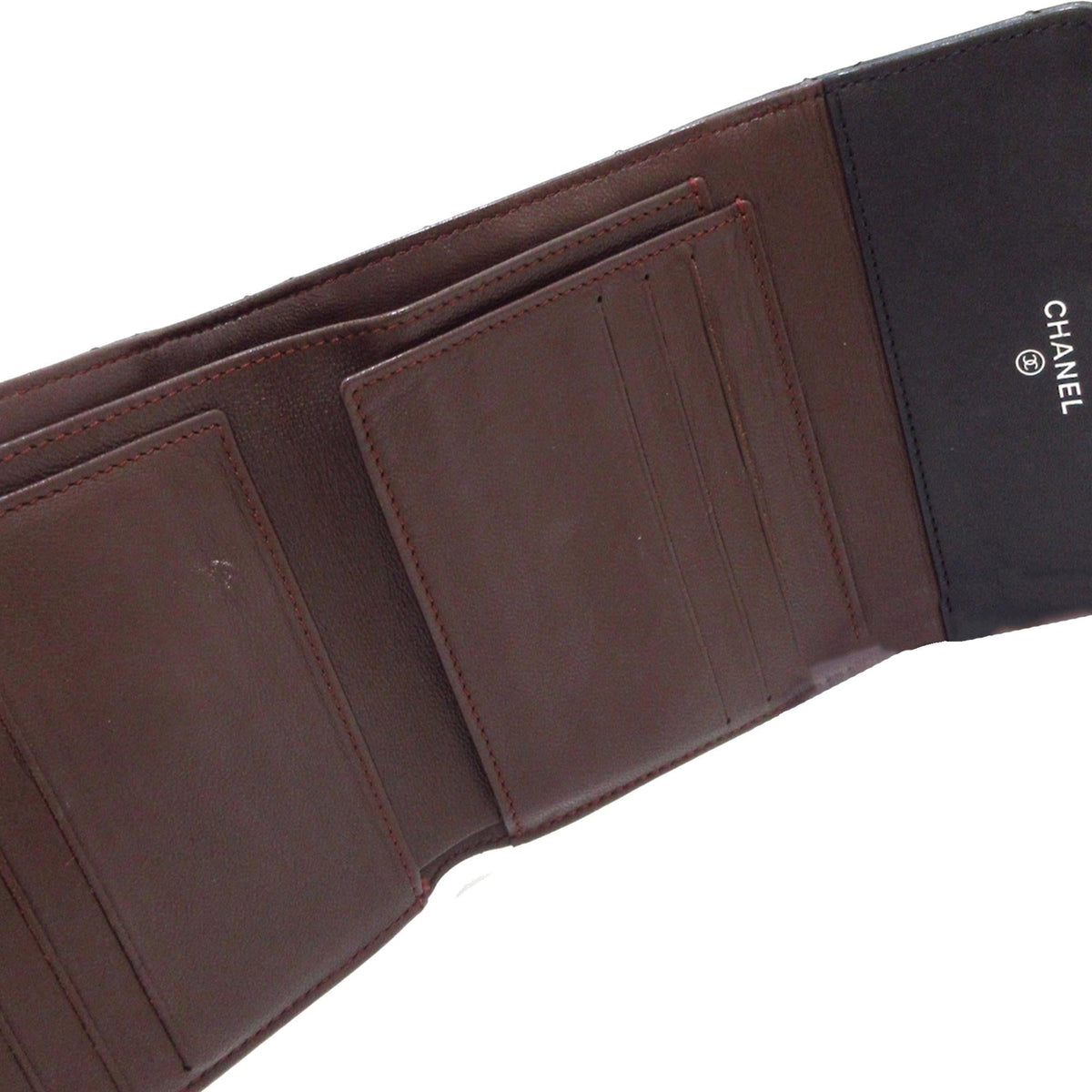 Chanel Wallets? Chanel Lambskin Trifold Flap Wallet (-aWb2CX) Elegant Everyday Leather Wallet