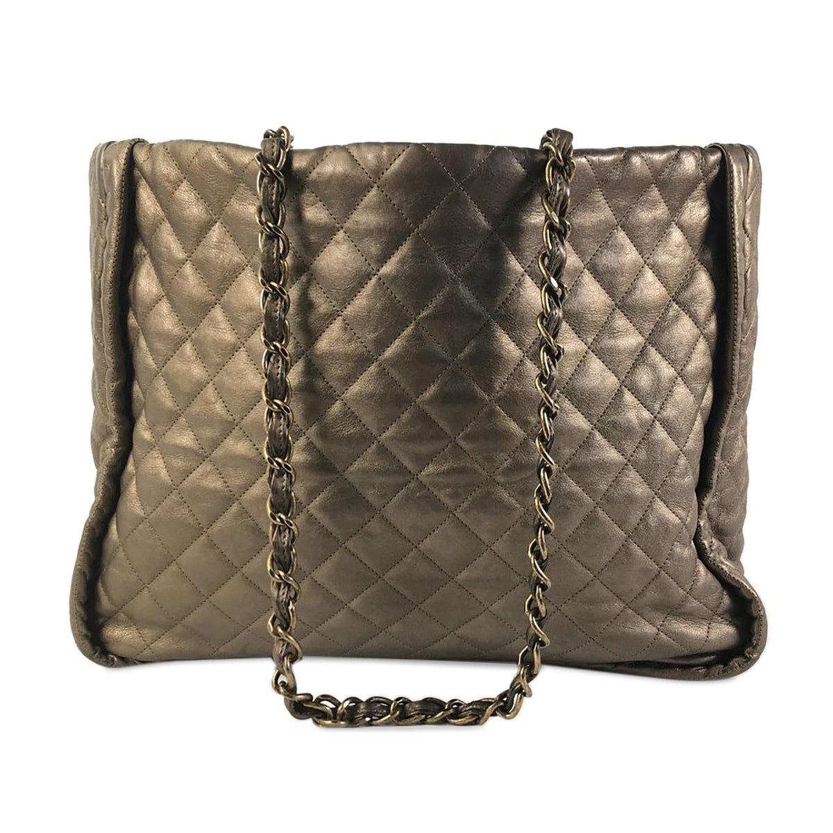 Chanel Bags Chanel Quilted Calfskin Istanbul Tote (-d6Lzss) Luxury Designer Leather Handbag