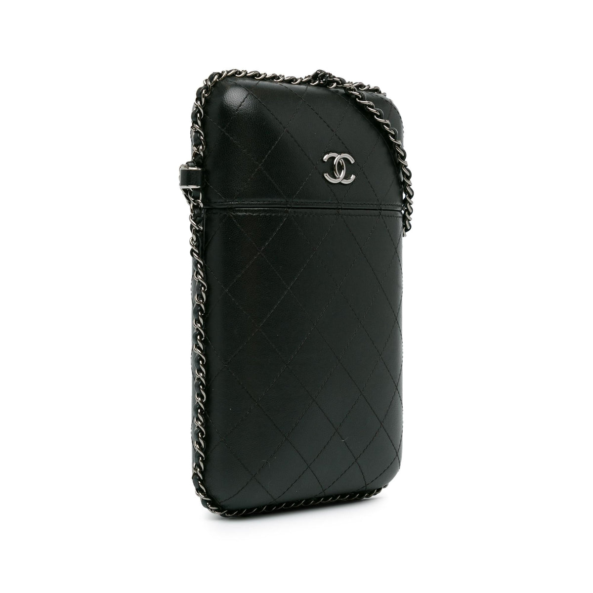 Chanel Bags Chanel Quilted Lambskin Chain Around Phone Holder (-5LOp7V) Premium Designer Shoulder Bag