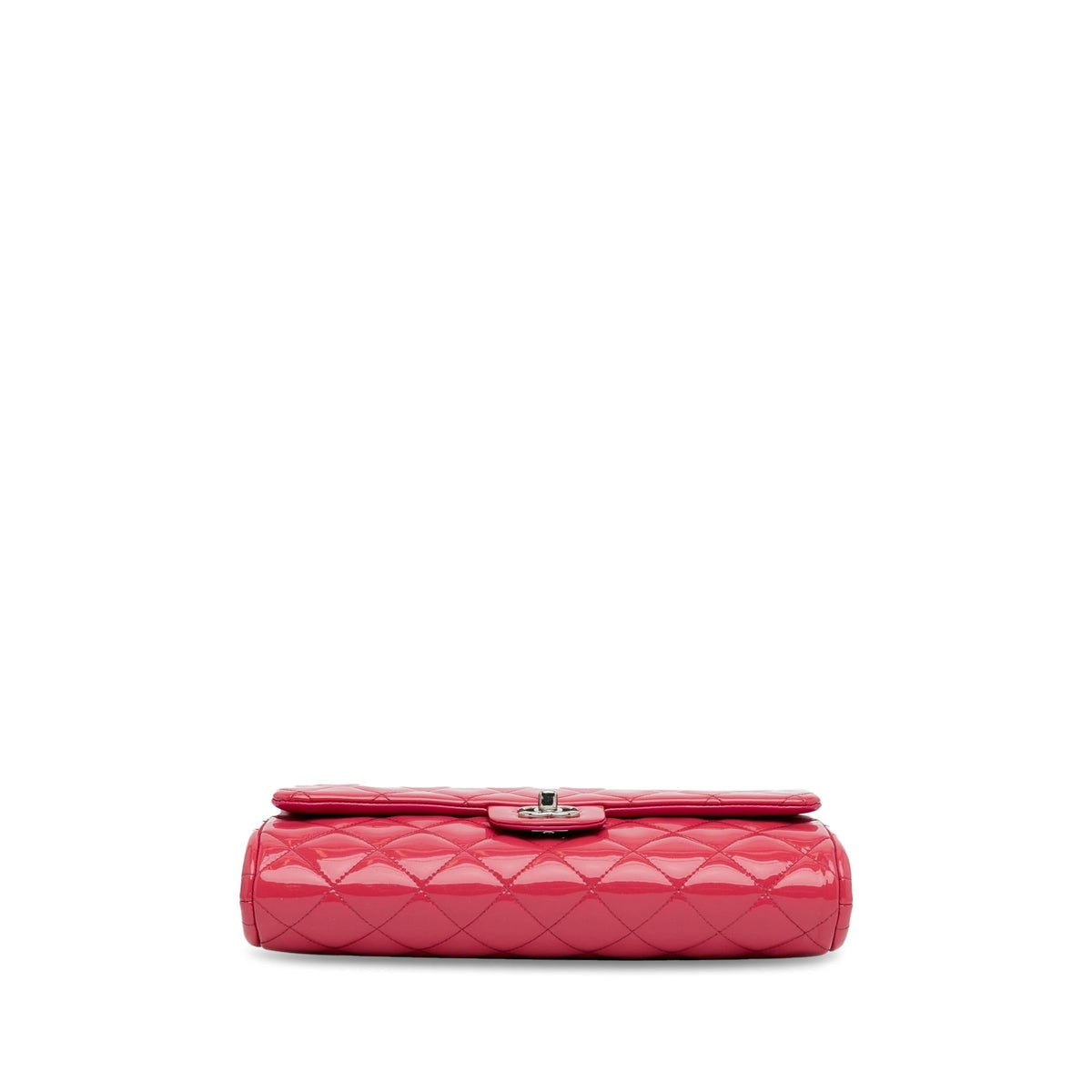 Chanel Bags Chanel Quilted Patent Clutch with Chain (-BPixGf) Luxury Designer Leather Handbag