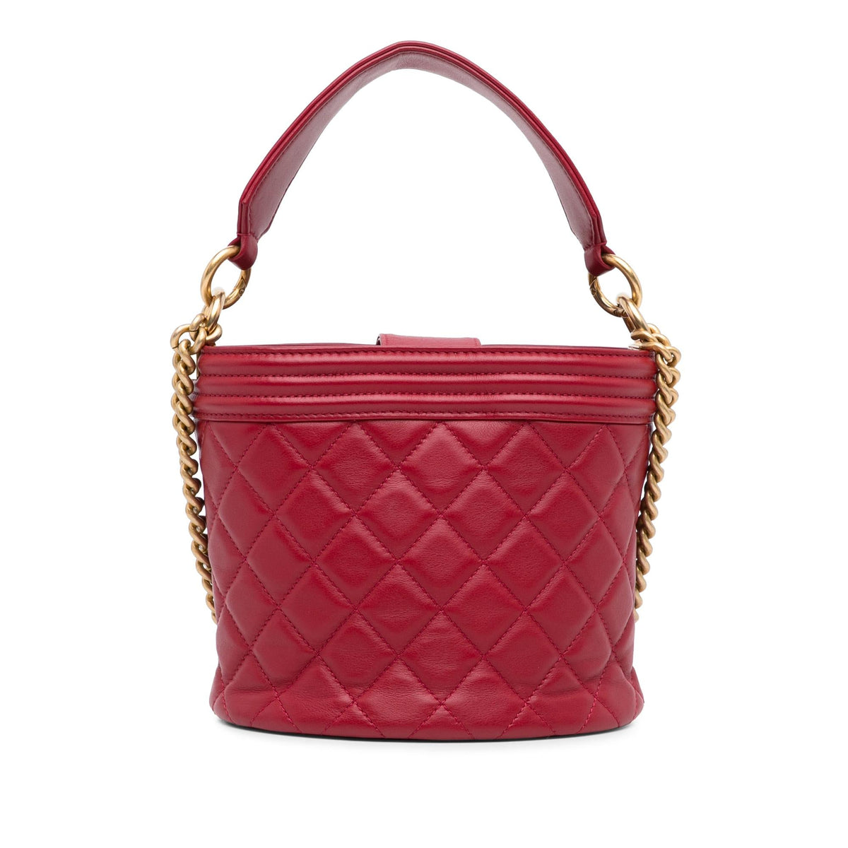 Chanel Bags Chanel Calfskin Boy Bucket Bag (-nCJtTq) Premium Designer Shoulder Bag