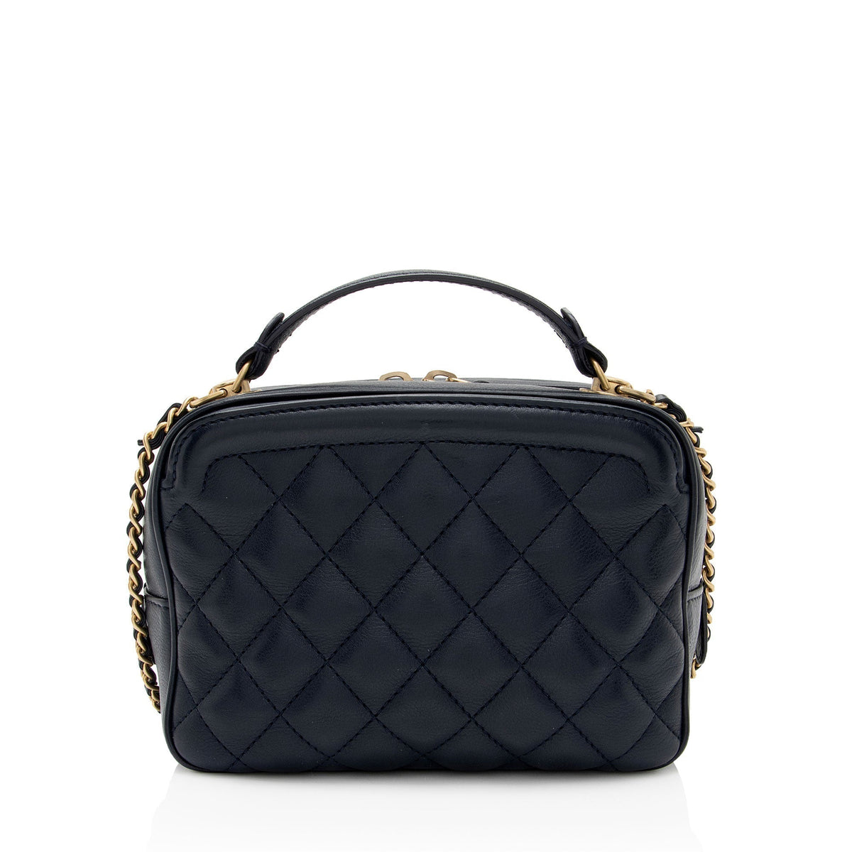 Chanel Bags Chanel Calfskin Small Vanity Case (-7b563I) Luxury Designer Leather Handbag