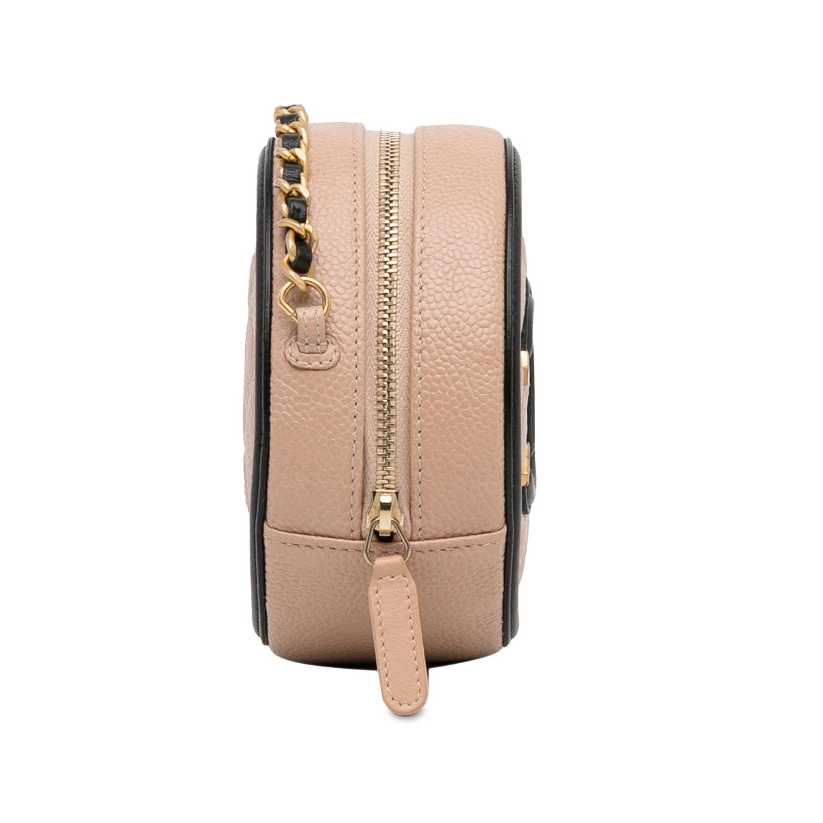 Chanel Bags Chanel Caviar Filigree Round Crossbody (-gqaR43) Premium Designer Shoulder Bag
