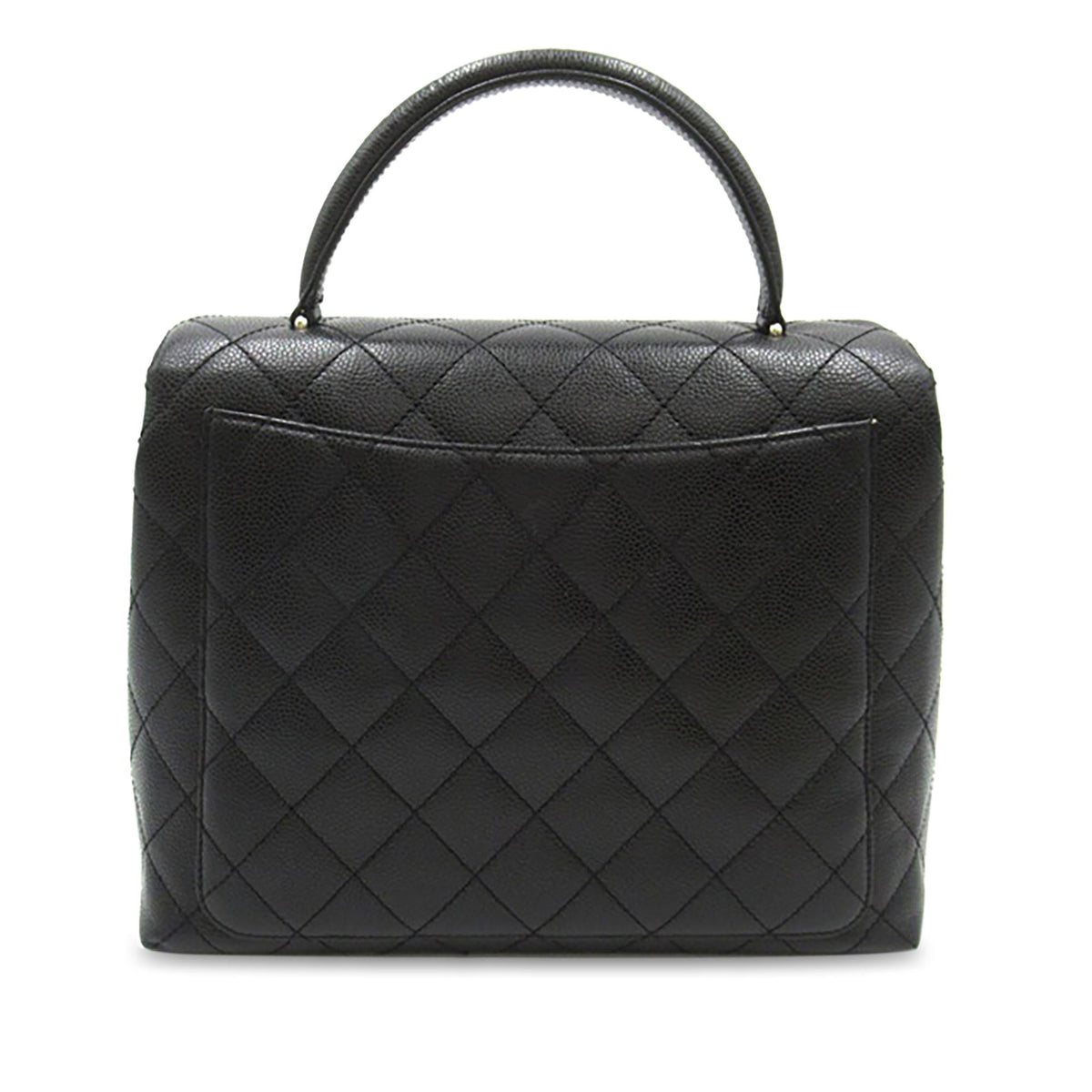 Chanel Bags Chanel Caviar Kelly Top Handle Bag (-5Na6ye) Luxury Designer Leather Handbag