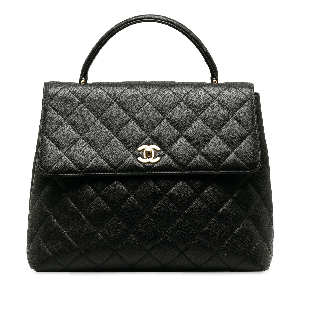 Chanel Bags Chanel Caviar Kelly Top Handle Handbag (-RFopJM) Elegant Everyday Designer Handbag