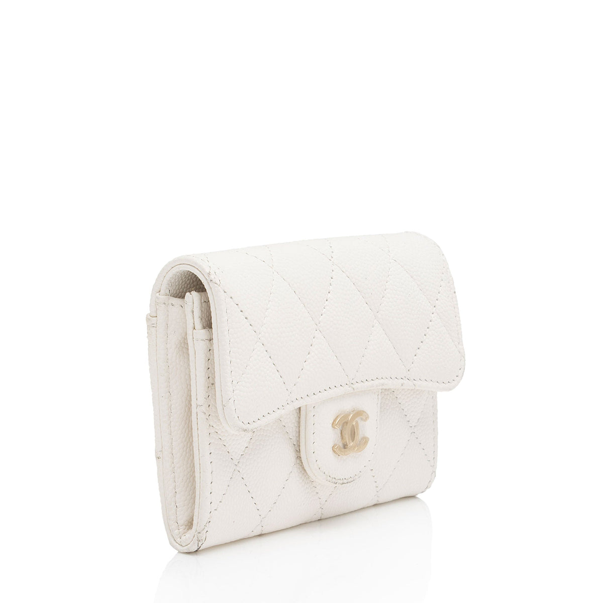 Chanel Wallets? Chanel Caviar Leather Classic Card Holder (-RUM2mf) Compact Luxury Card Wallet