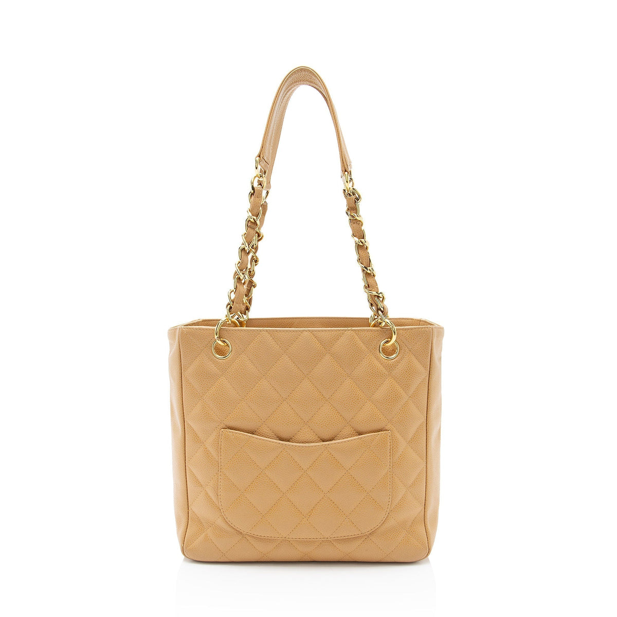 Chanel Bags Chanel Caviar Leather Petite Shopping Tote (-rAABgB) Luxury Designer Leather Handbag