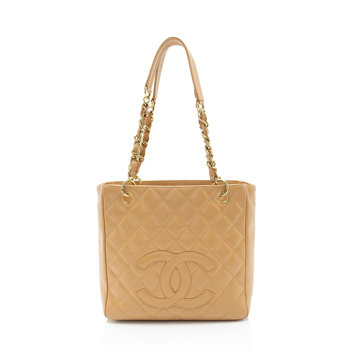 Chanel Bags Chanel Caviar Leather Petite Shopping Tote (-rAABgB) Luxury Designer Leather Handbag