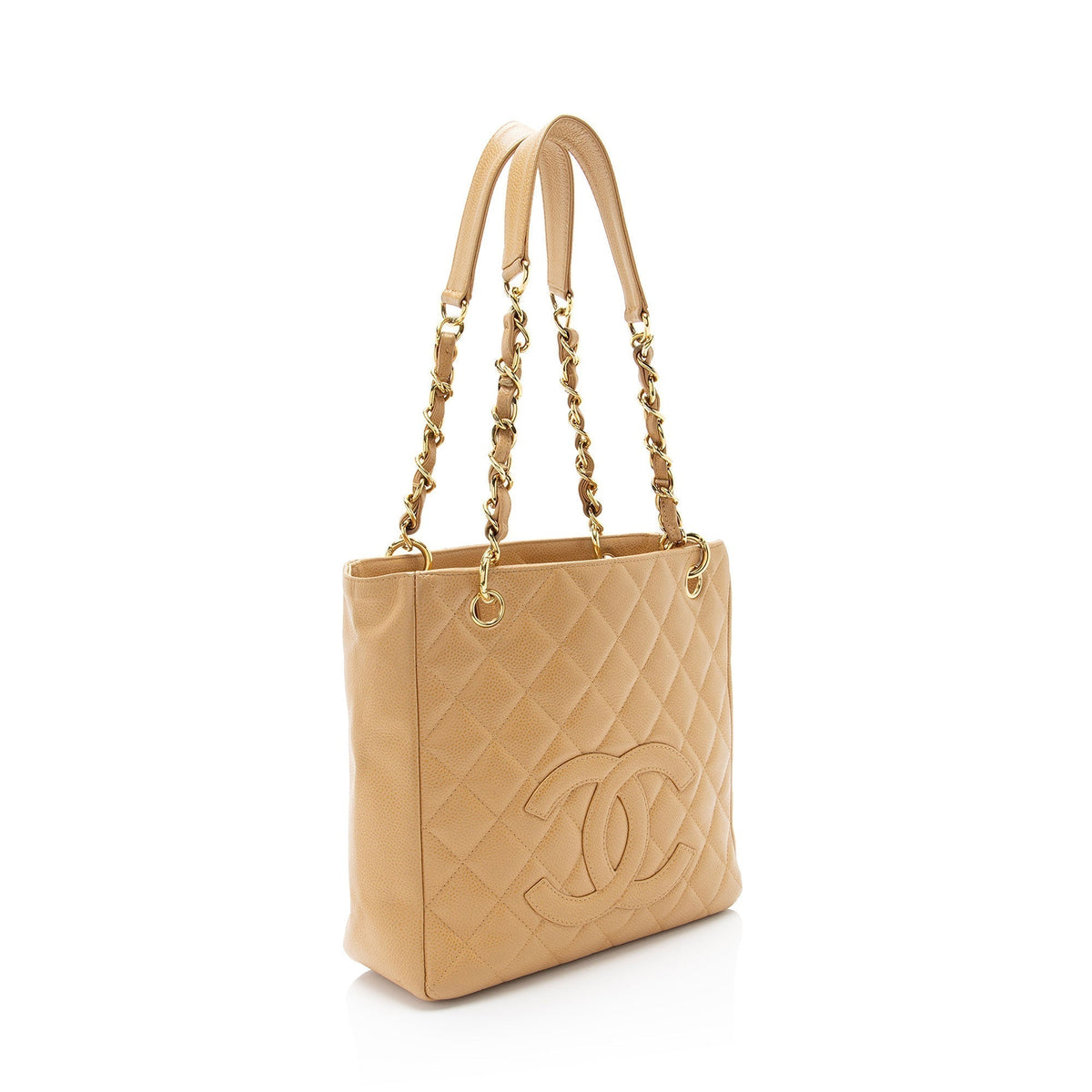 Chanel Bags Chanel Caviar Leather Petite Shopping Tote (-rAABgB) Luxury Designer Leather Handbag