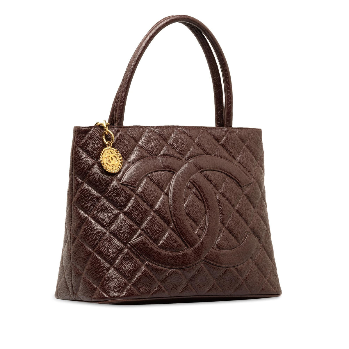Chanel Bags Chanel Caviar Medallion Tote (-UvsxwP) Luxury Designer Leather Handbag